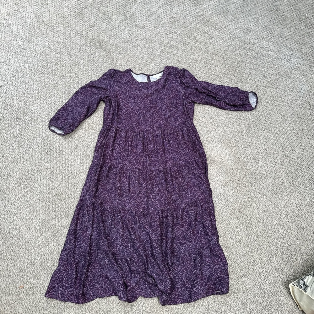 J. Jill Purple Maxi Dress